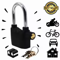 BIG SIZE Security Alarm Lock for Bike and Door Security Alarm Lock Bike Alarm Lock Bicycle Alarm Lock Door Alarm Lock