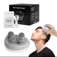 Electric Scalp Massager, Portable Head Massager with Kneading 96 Massage Nodes, Handheld Head Scratcher Massager for Stress Relax and Pain Relief, Ideal Gifts for Women, Men