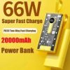 20000 mah Power Bank 22.5W Fast Charging PD Transparent Power bank with Night Light By Sairah Gadget.
